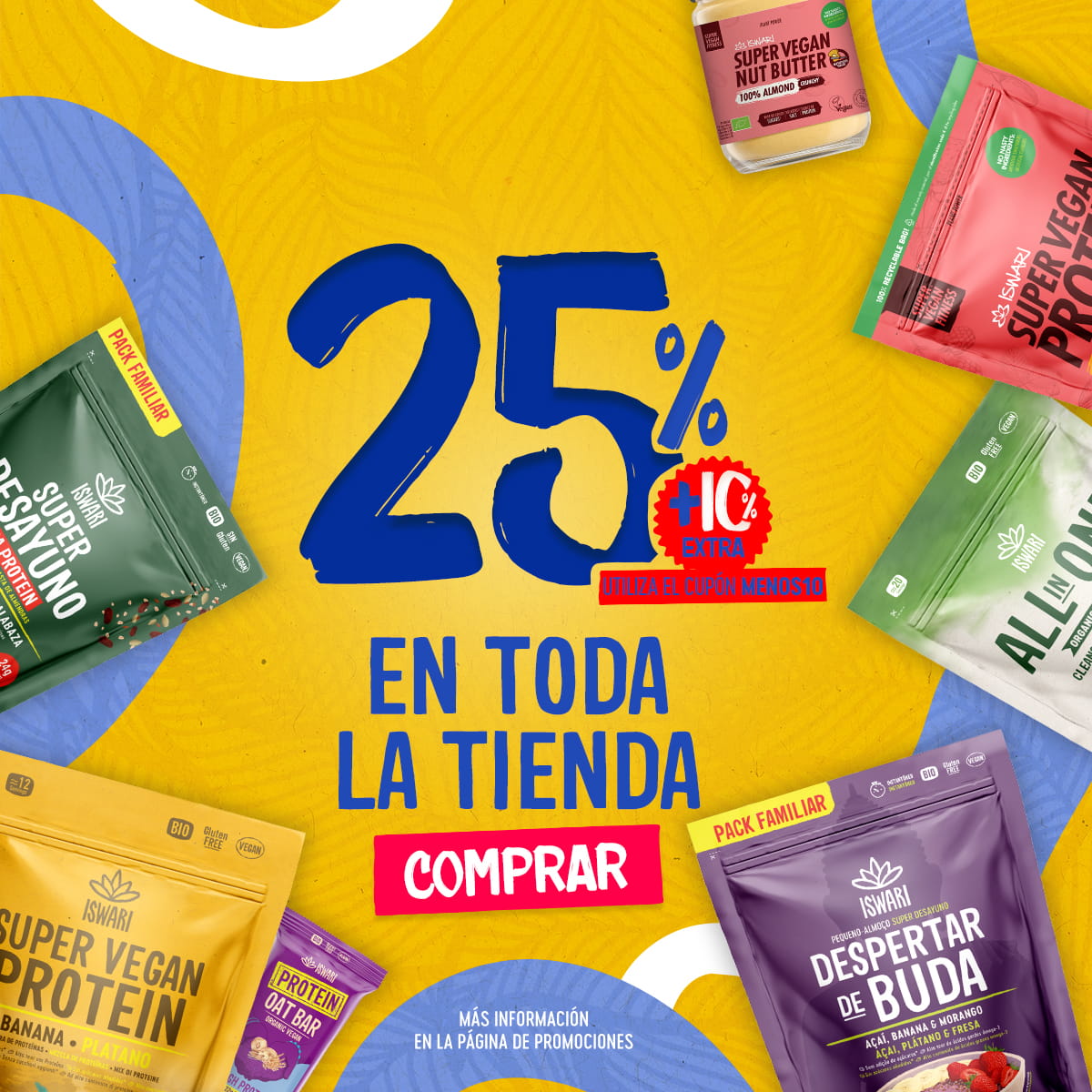 25% + 10% CUPÓN toda la tienda (MENOS10)
